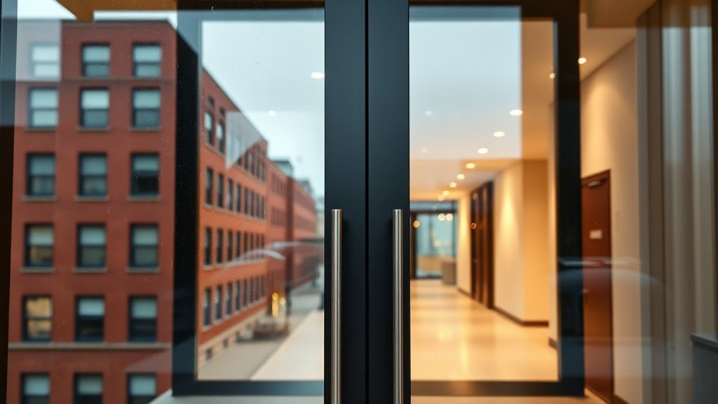 Glass Doors Verdant Lane
