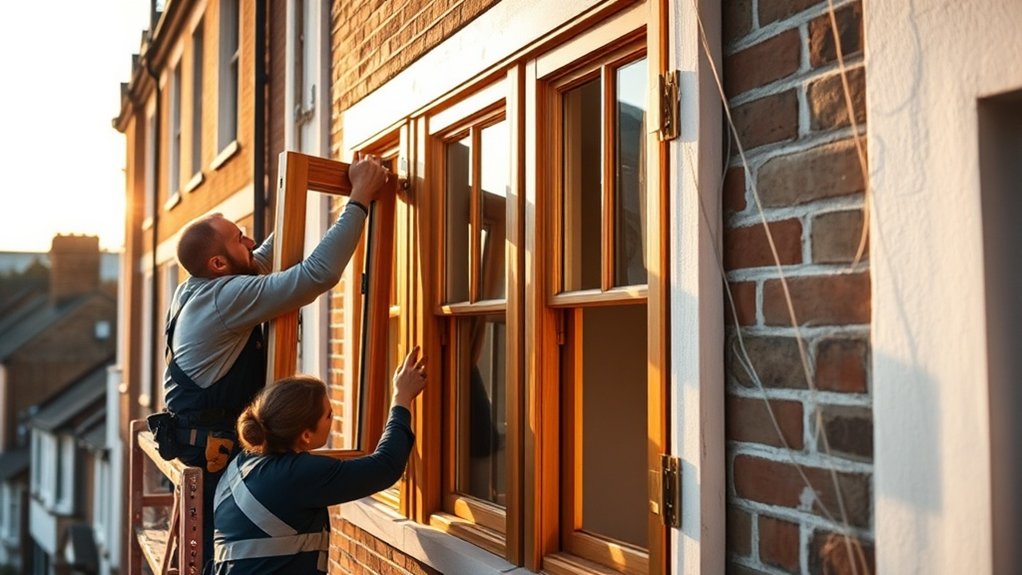 Wooden Window Installation Hither Green