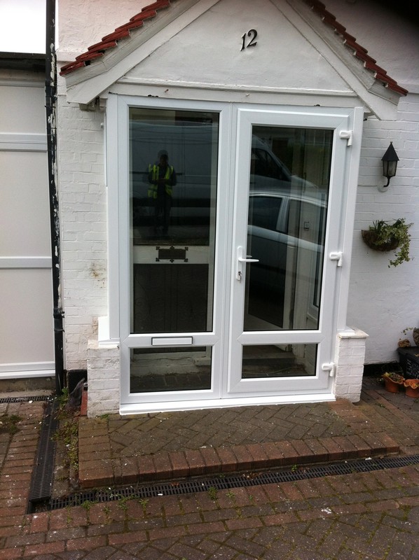 uPVC French doors fitted as front entrance in Hither Green